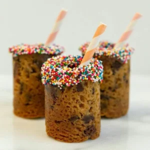 Cookie Shot de chocochips con borde de granillo
