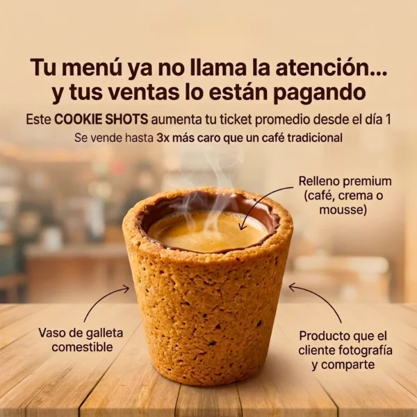 Diagrama Técnico de Cookie Shots